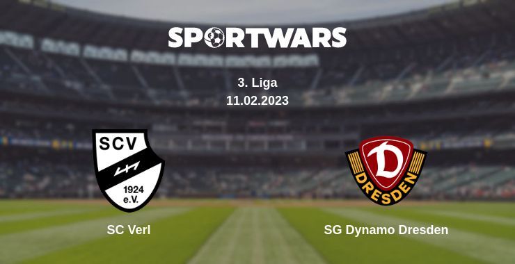 SC Verl — SG Dynamo Dresden watch online for free 11.02.2023