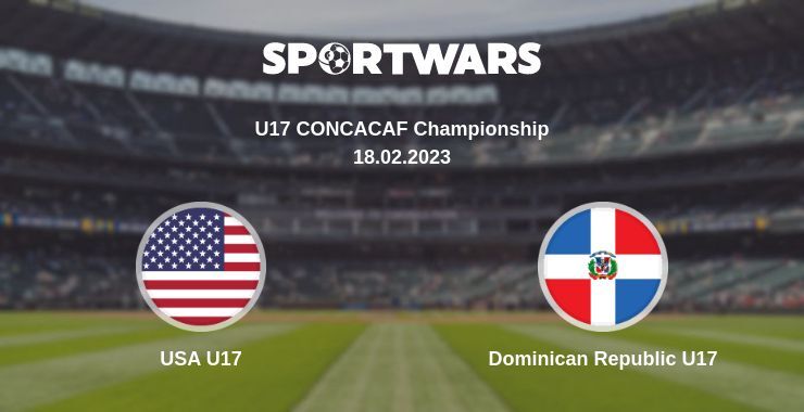 USA U17 — Dominican Republic U17 watch online for free 18.02.2023