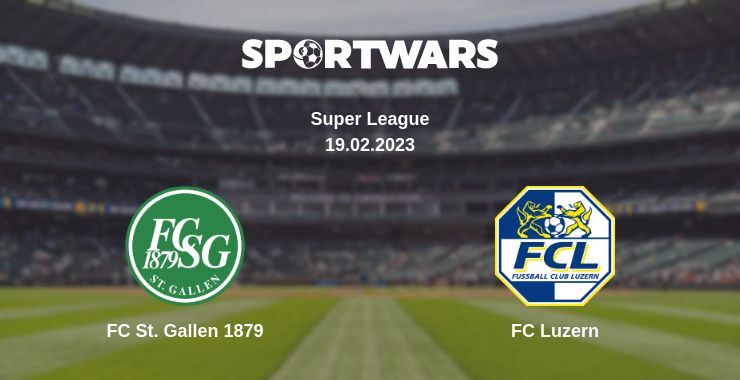 FC St. Gallen 1879 — FC Luzern watch online for free 19.02.2023