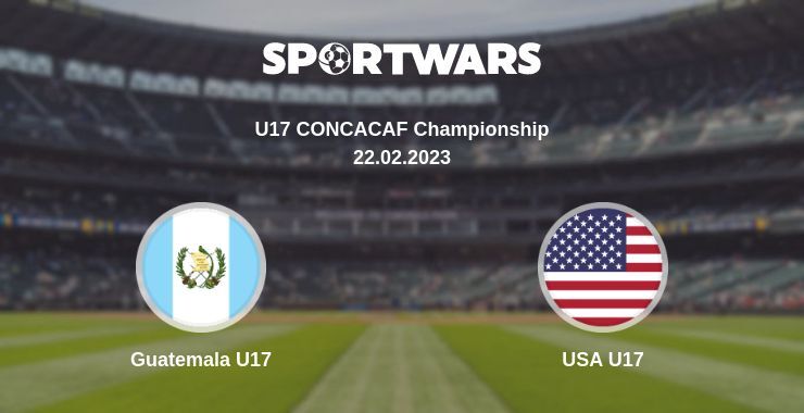 Guatemala U17 — USA U17 watch online for free 22.02.2023