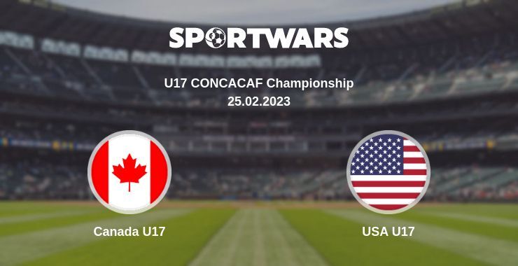 Canada U17 — USA U17 watch online for free 25.02.2023