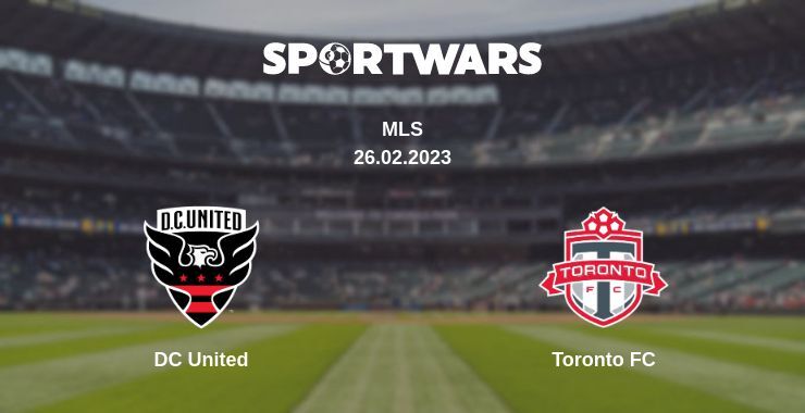 DC United — Toronto FC watch online for free 26.02.2023