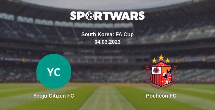 Yeoju Citizen FC — Pocheon FC watch online for free 04.03.2023