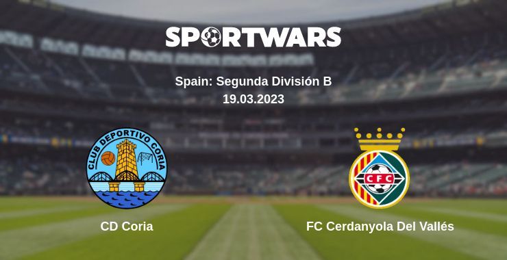 CD Coria — FC Cerdanyola Del Vallés, where to watch online broadcast