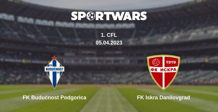 Result of the FK Budućnost Podgorica — FK Iskra Danilovgrad match, 05.04.2023