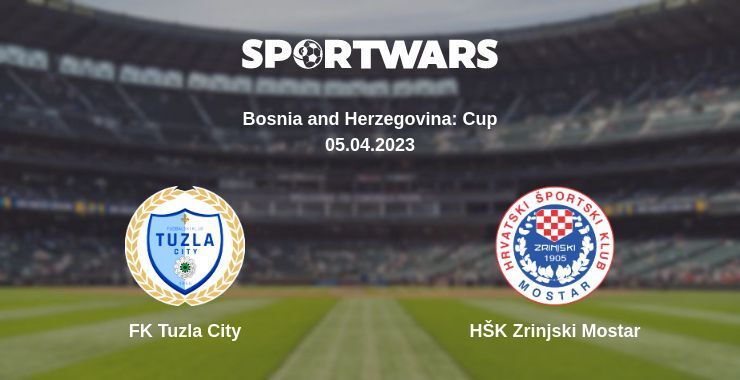 FK Tuzla City — HŠK Zrinjski Mostar watch online for free 05.04.2023