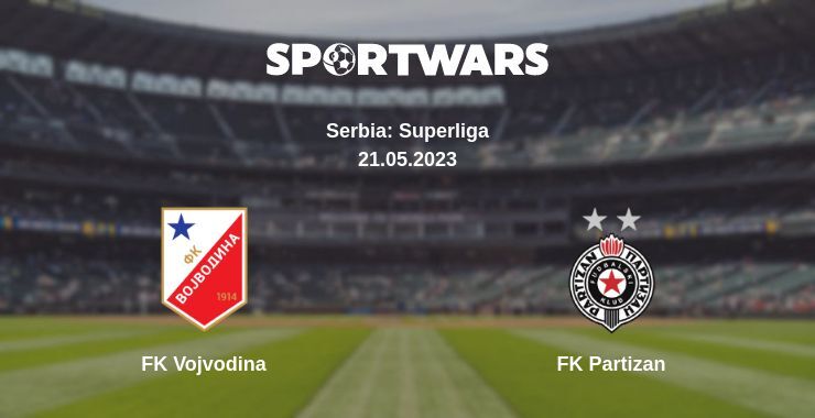 FK Vojvodina — FK Partizan watch online for free 21.05.2023