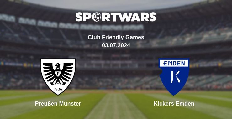 Preußen Münster — Kickers Emden watch online for free 03.07.2024