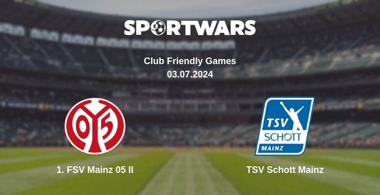 1. FSV Mainz 05 II — TSV Schott Mainz watch online for free 03.07.2024