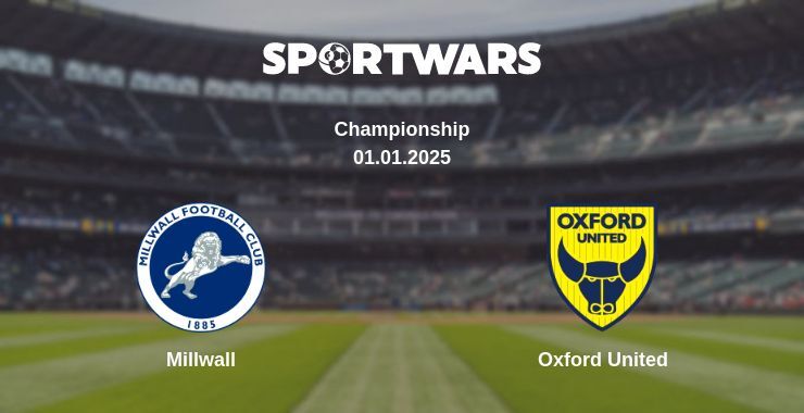 Millwall — Oxford United watch online broadcast, 01.01.2025