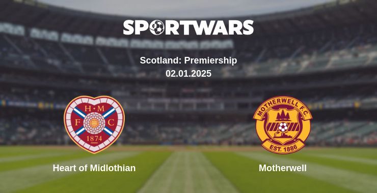 Heart of Midlothian — Motherwell watch online broadcast, 02.01.2025