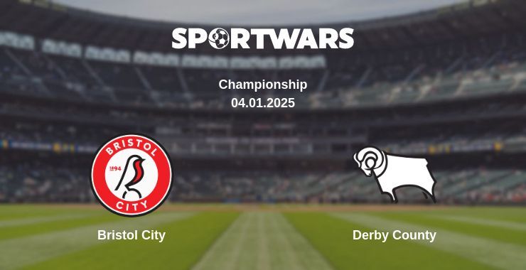 Bristol City — Derby County watch online for free 04.01.2025