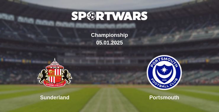 Sunderland — Portsmouth watch online for free 05.01.2025