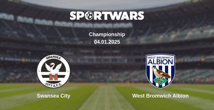 Swansea City — West Bromwich Albion watch online for free 04.01.2025