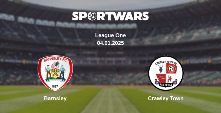 Barnsley — Crawley Town watch online broadcast, 04.01.2025