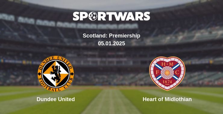 Dundee United — Heart of Midlothian watch online broadcast, 05.01.2025