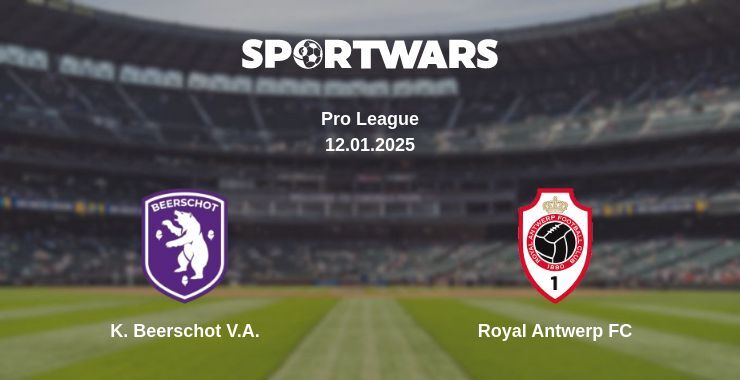 K. Beerschot V.A. — Royal Antwerp FC watch online broadcast, 12.01.2025