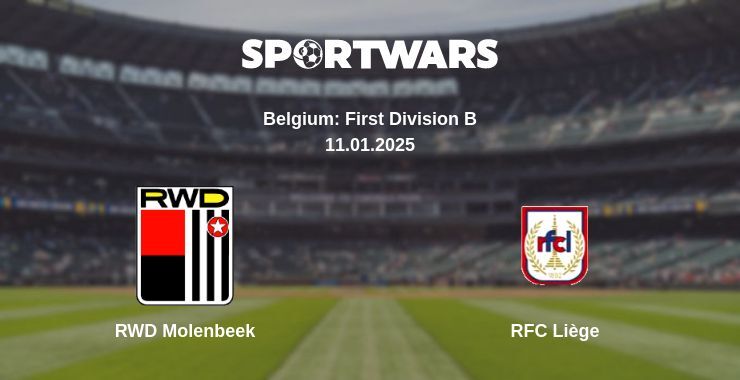 RWD Molenbeek — RFC Liège watch online broadcast, 11.01.2025