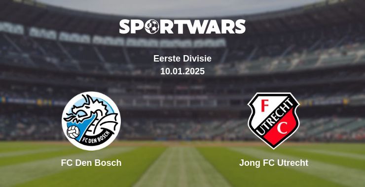 FC Den Bosch — Jong FC Utrecht watch online broadcast, 10.01.2025