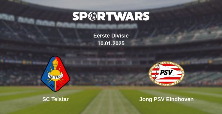 SC Telstar — Jong PSV Eindhoven watch online for free 10.01.2025