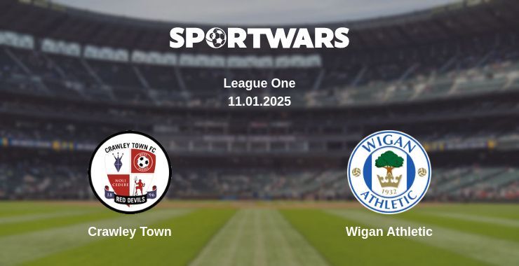 Crawley Town — Wigan Athletic watch online for free 11.01.2025