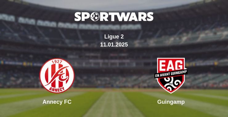 Annecy FC — Guingamp watch online for free 11.01.2025