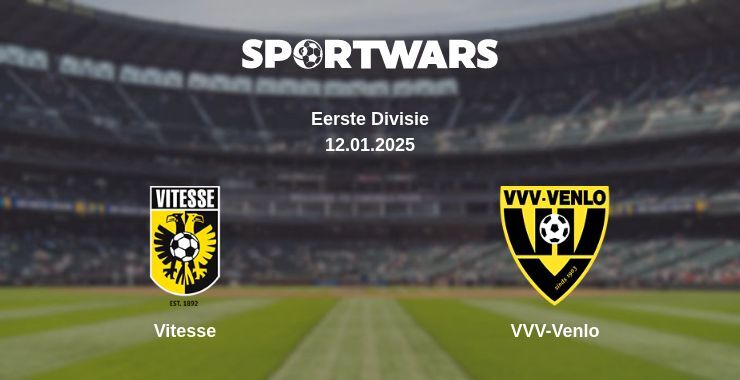 Vitesse — VVV-Venlo watch online broadcast, 12.01.2025