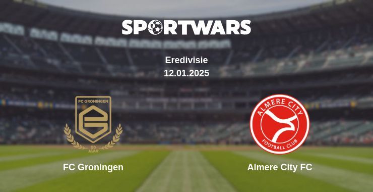 FC Groningen — Almere City FC watch online broadcast, 12.01.2025