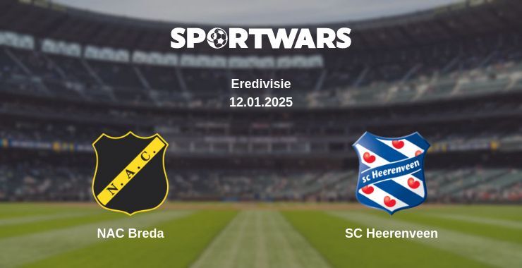 NAC Breda — SC Heerenveen watch online for free 12.01.2025