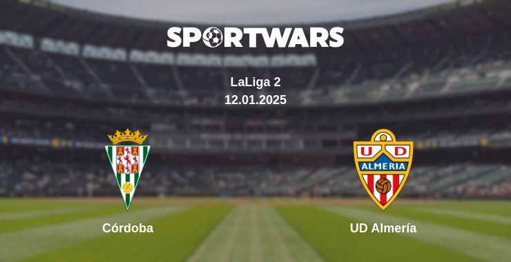 Córdoba — UD Almería watch online broadcast, 12.01.2025