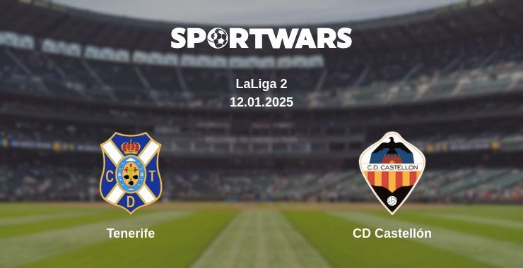 Tenerife — CD Castellón watch online for free 12.01.2025