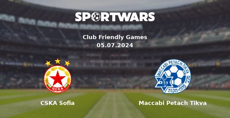 CSKA Sofia — Maccabi Petach Tikva watch online for free 05.07.2024