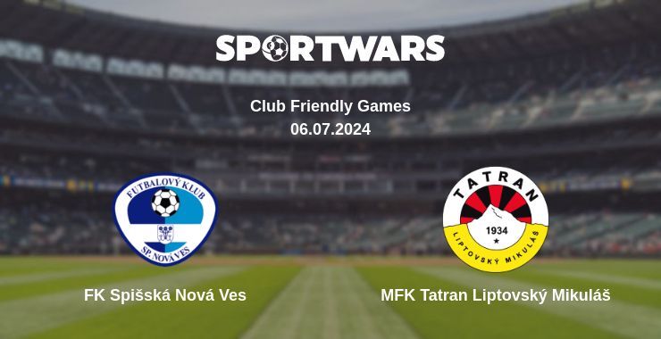 FK Spišská Nová Ves — MFK Tatran Liptovský Mikuláš watch online for free 06.07.2024