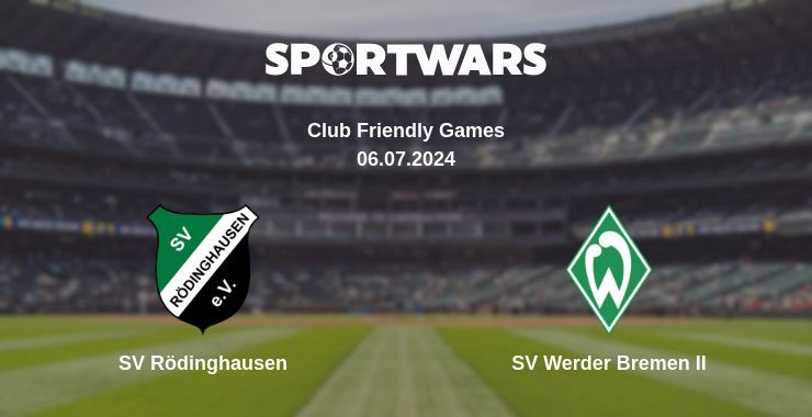 SV Rödinghausen — SV Werder Bremen II watch online for free 06.07.2024