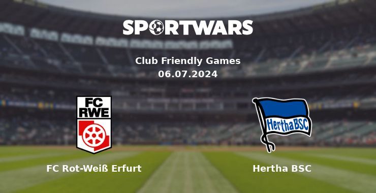 FC Rot-Weiß Erfurt — Hertha BSC watch online for free 06.07.2024