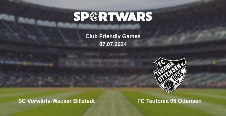 SC Vorwärts-Wacker Billstedt — FC Teutonia 05 Ottensen watch online for free 07.07.2024