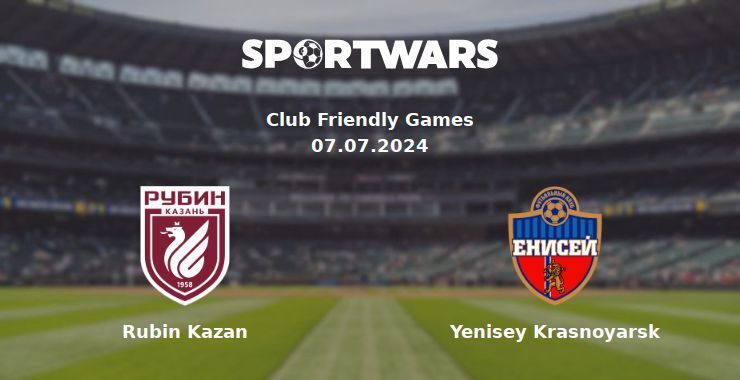 Rubin Kazan — Yenisey Krasnoyarsk watch online for free 07.07.2024