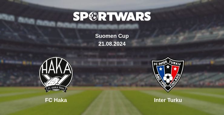 Result of the FC Haka — Inter Turku match, 21.08.2024