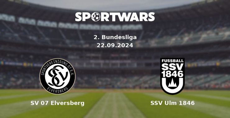 SV 07 Elversberg — SSV Ulm 1846, where to watch online broadcast