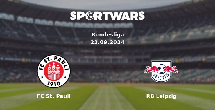 FC St. Pauli — RB Leipzig, where to watch online broadcast