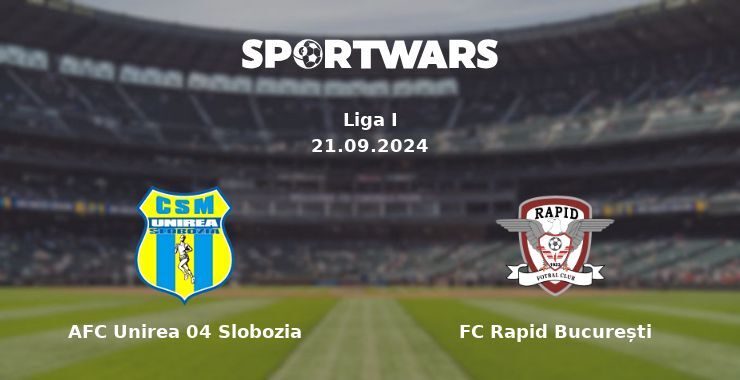 AFC Unirea 04 Slobozia — FC Rapid București, where to watch online broadcast