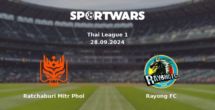 Ratchaburi Mitr Phol — Rayong FC, where to watch online broadcast