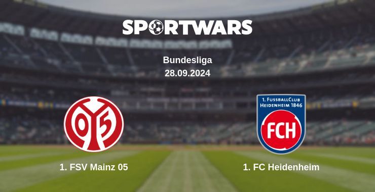 1. FSV Mainz 05 — 1. FC Heidenheim, where to watch online broadcast