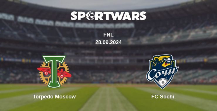 Torpedo Moscow — FC Sochi, where to watch online broadcast