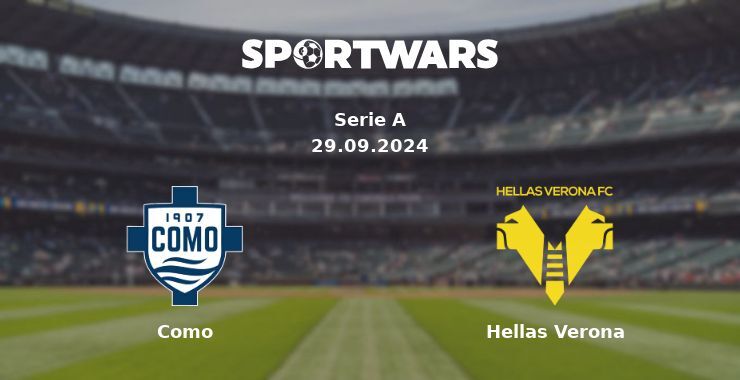 Como — Hellas Verona, where to watch online broadcast