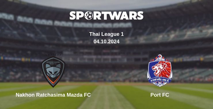 Nakhon Ratchasima Mazda FC — Port FC, where to watch online broadcast