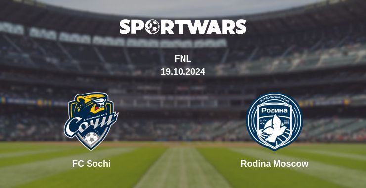 FC Sochi — Rodina Moscow watch online for free 19.10.2024