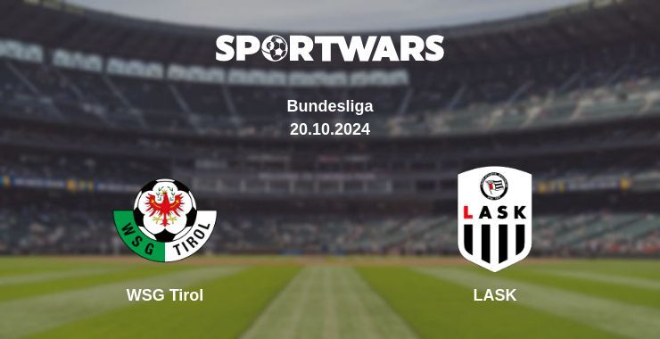 WSG Tirol — LASK watch online for free 20.10.2024