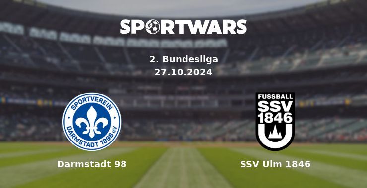 Darmstadt 98 — SSV Ulm 1846, where to watch online broadcast