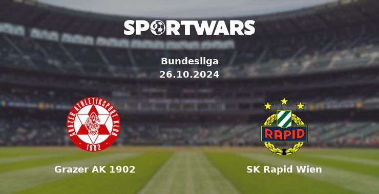 Grazer AK 1902 — SK Rapid Wien watch online for free 27.10.2024